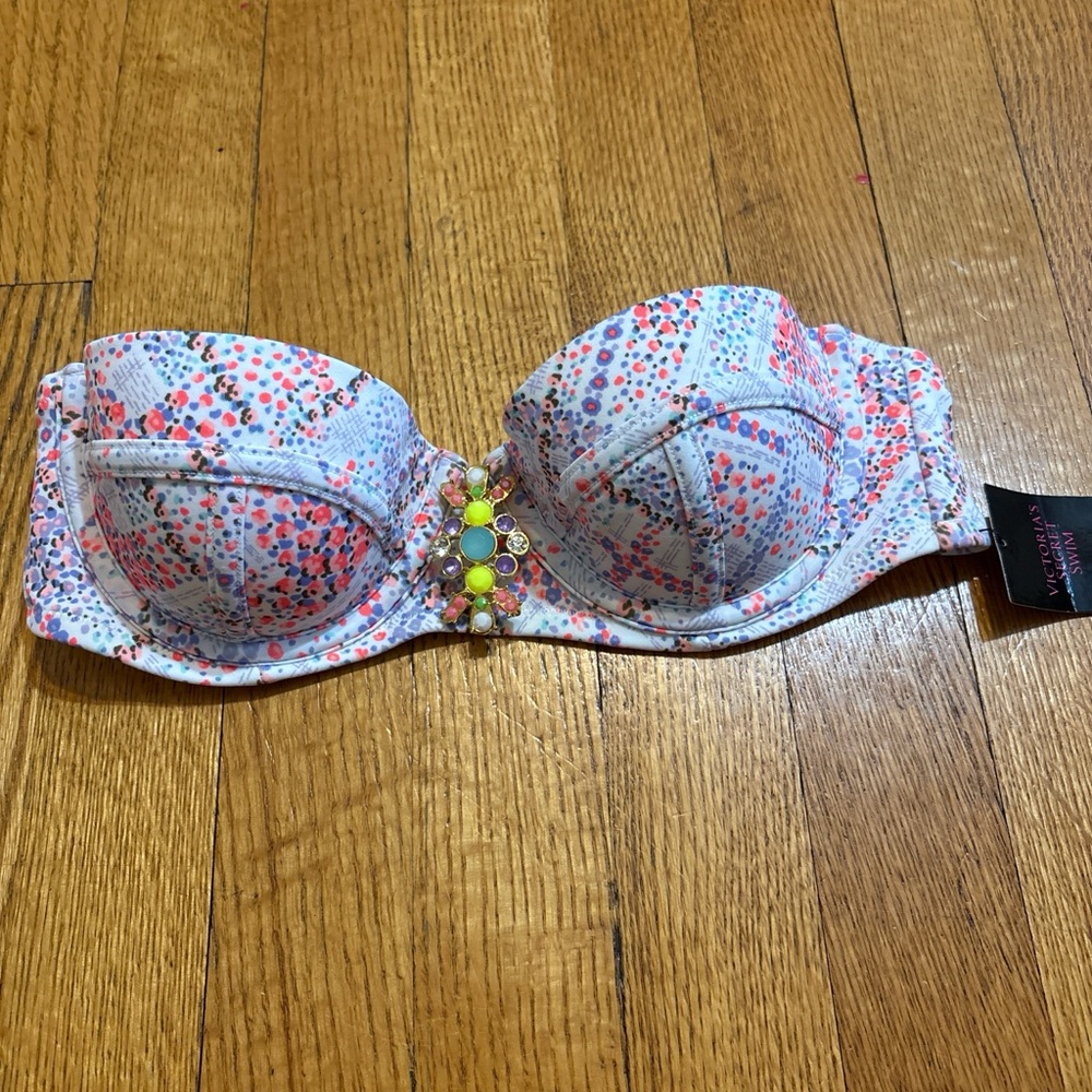 Victorias Secret Bejeweled Swim Top
